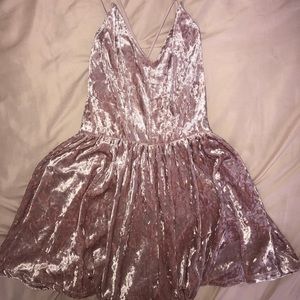 L.A. Hearts pink velvet romper💕